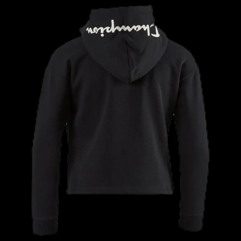 Best Champion Hooded Sweatshirt Jr Black Svart