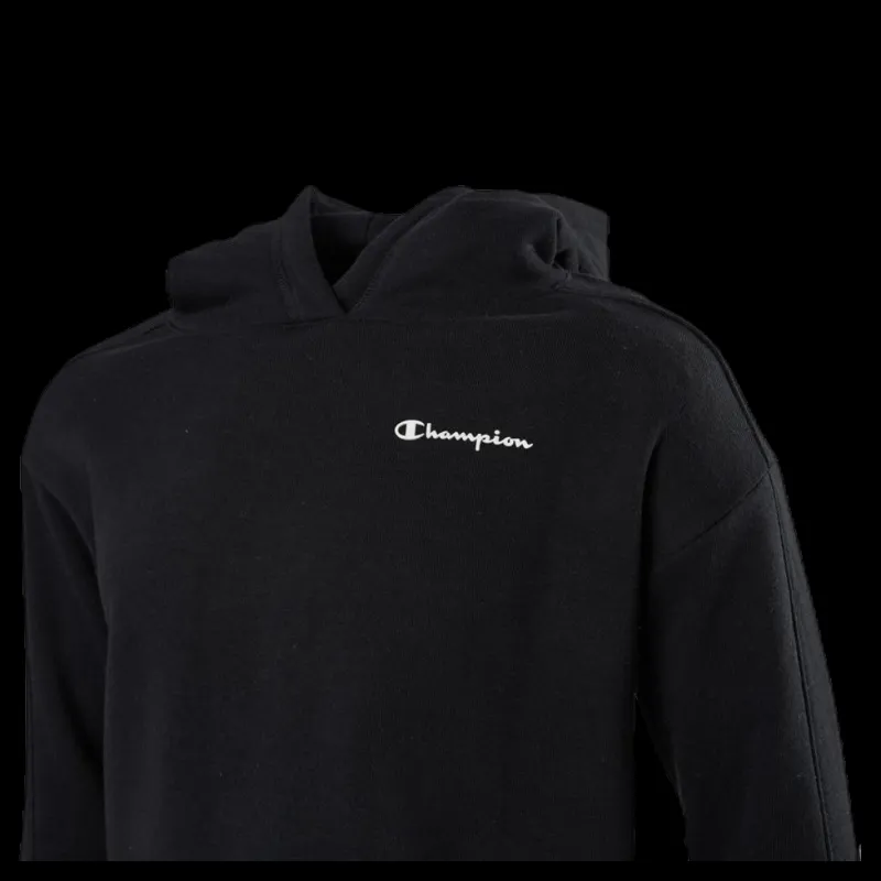 Best Champion Hooded Sweatshirt Jr Black Svart