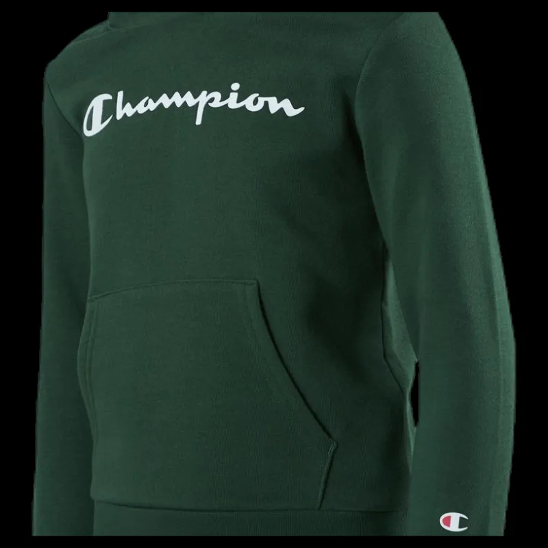 Champion Hooded Sweatshirt Junior Green Grön Best