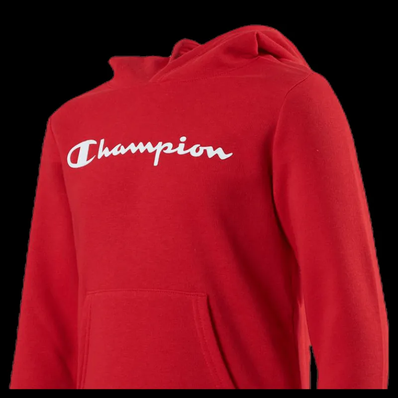 Champion Hooded Sweatshirt Junior Red Röd Best