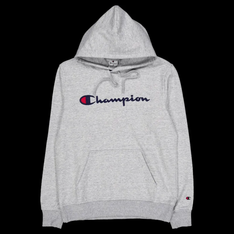 Champion Hooded Sweatshirt New Oxford Grey Melange Grå