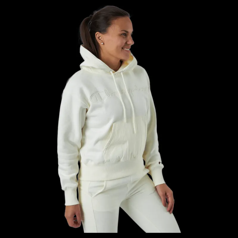 Hot Champion Hooded Sweatshirt Papyrus Vit