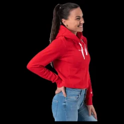 Clearance Champion Hooded Sweatshirt Red Röd