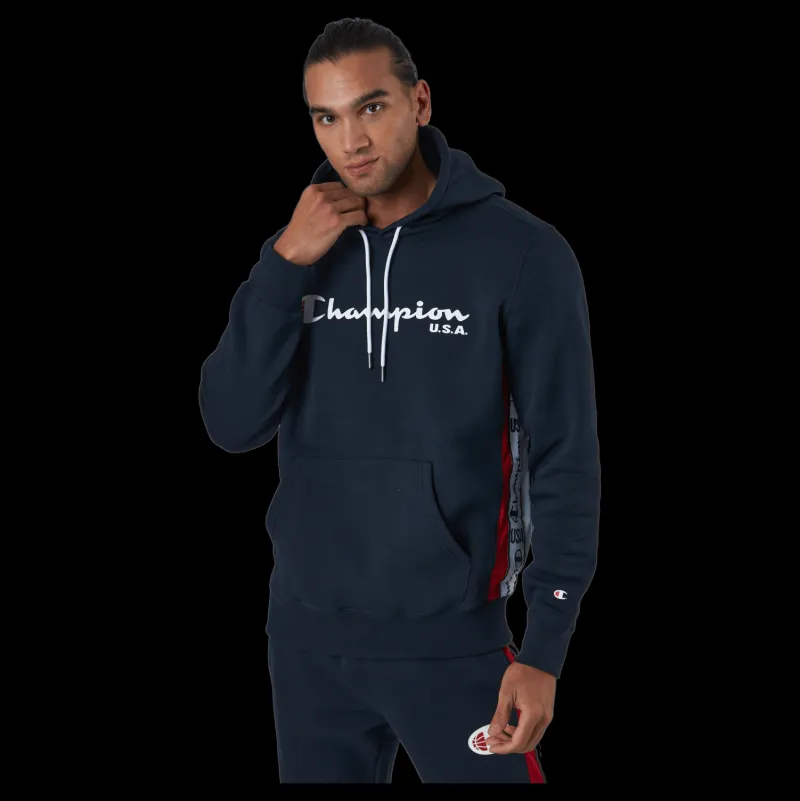 Champion Hooded Sweatshirt Sky Captain Svart