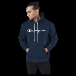 Outlet Champion Hooded Sweatshirt Sky Captain Blå