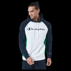 Online Champion Hooded Sweatshirt White Flerfärgad