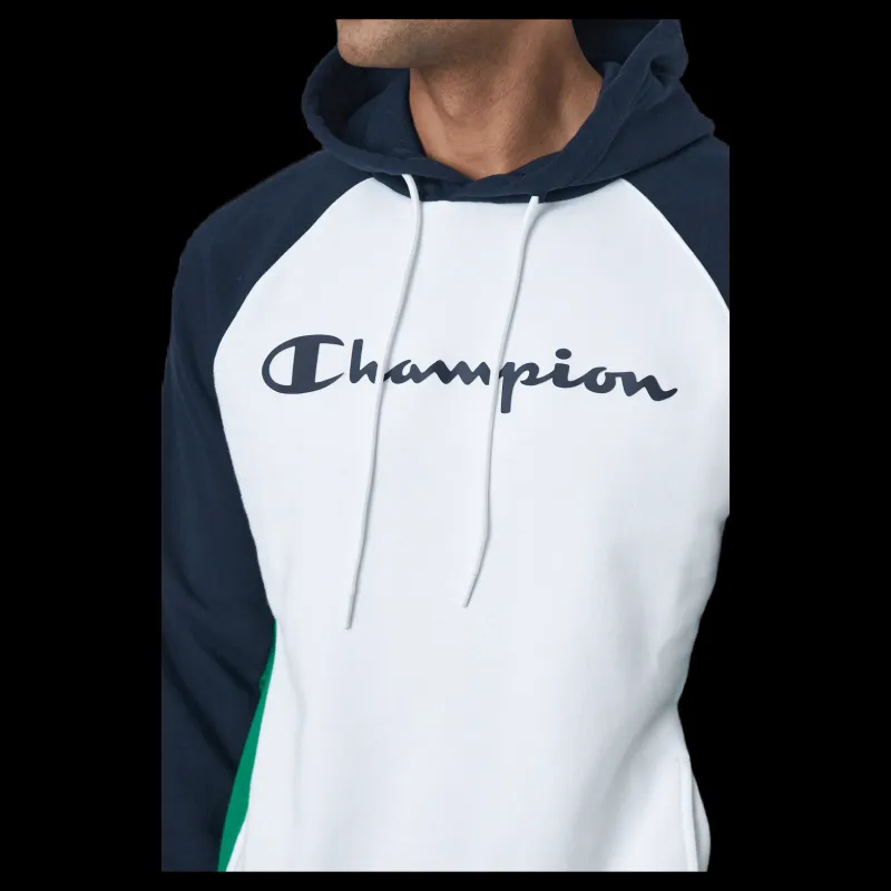 Online Champion Hooded Sweatshirt White Flerfärgad