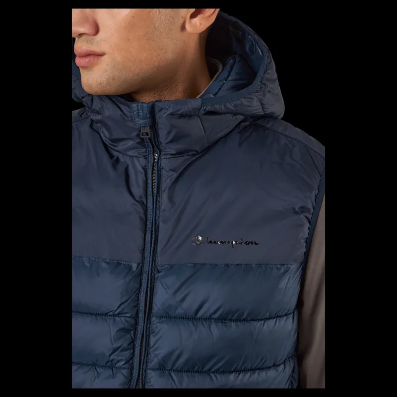 Outlet Champion Hooded Vest Bs501 Blå