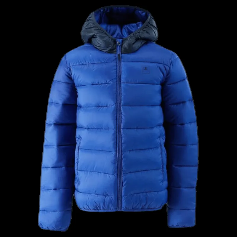 Champion Hooded Youth Jacket Blue Blå