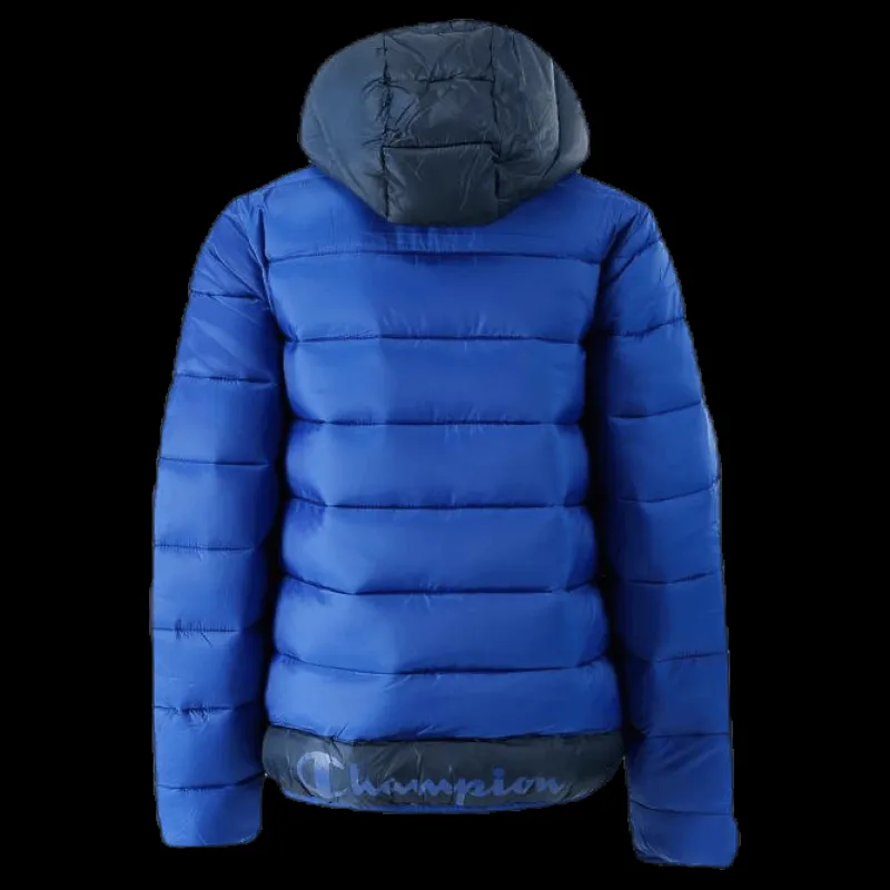 Champion Hooded Youth Jacket Blue Blå