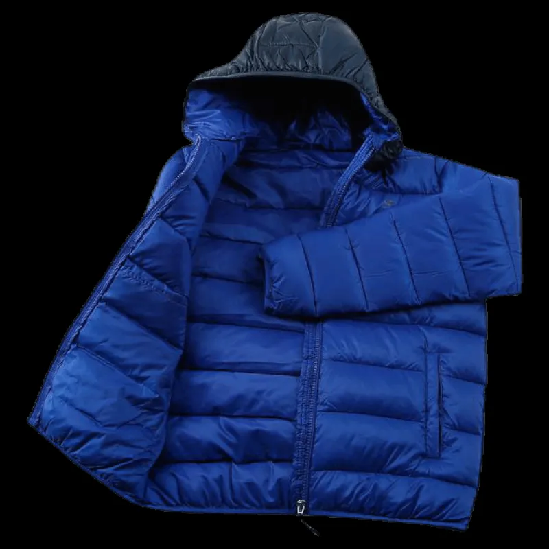 Champion Hooded Youth Jacket Blue Blå