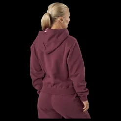 Bread & Boxers Hoodie Burgundy Lila Discount