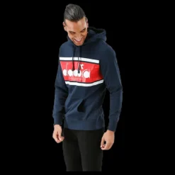 Diadora Hoodie Spectra Blue Blå New