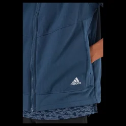 New adidas Hoodie Vest Crenav Blå
