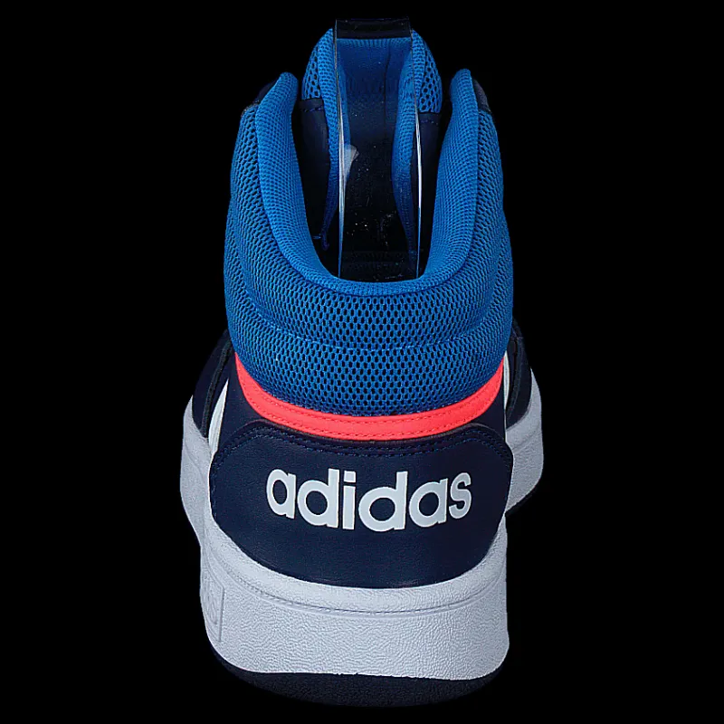 Best adidas Hoops Mid Shoes Dark Blue / Blue Rush / Turbo Blå