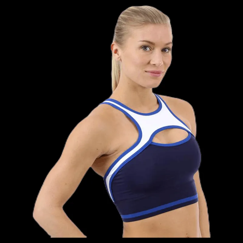 Sale BLACC Hop Sports Bra Blue/White Blå och Vit