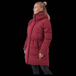 Hot Svea Hourglass Puffer Jacket Red Röd