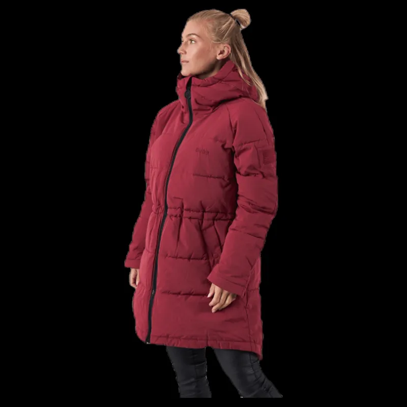 Hot Svea Hourglass Puffer Jacket Red Röd