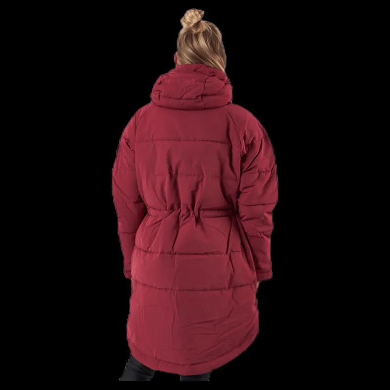 Hot Svea Hourglass Puffer Jacket Red Röd