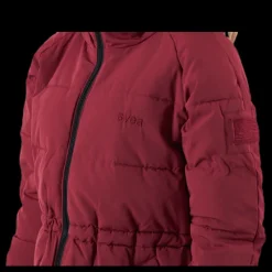 Hot Svea Hourglass Puffer Jacket Red Röd