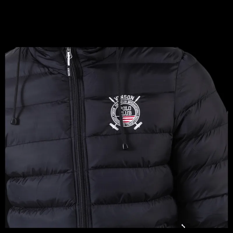 Vinson Polo Club Hunk Jacket Black Svart Clearance