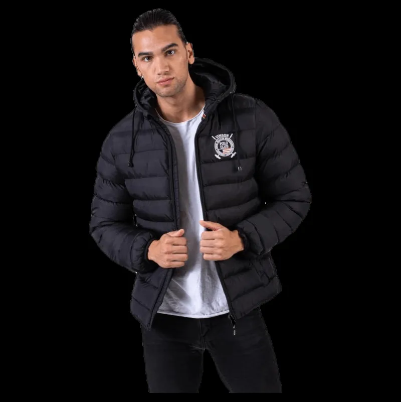 Vinson Polo Club Hunk Jacket Black Svart Clearance