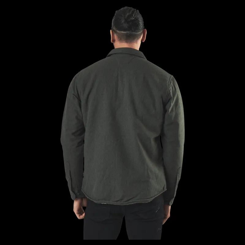 New Jack & Jones Hunter Check Overshirt L/S Black Svart
