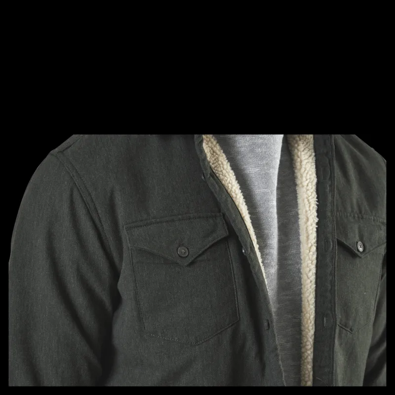 New Jack & Jones Hunter Check Overshirt L/S Black Svart
