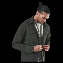 New Jack & Jones Hunter Check Overshirt L/S Black Svart