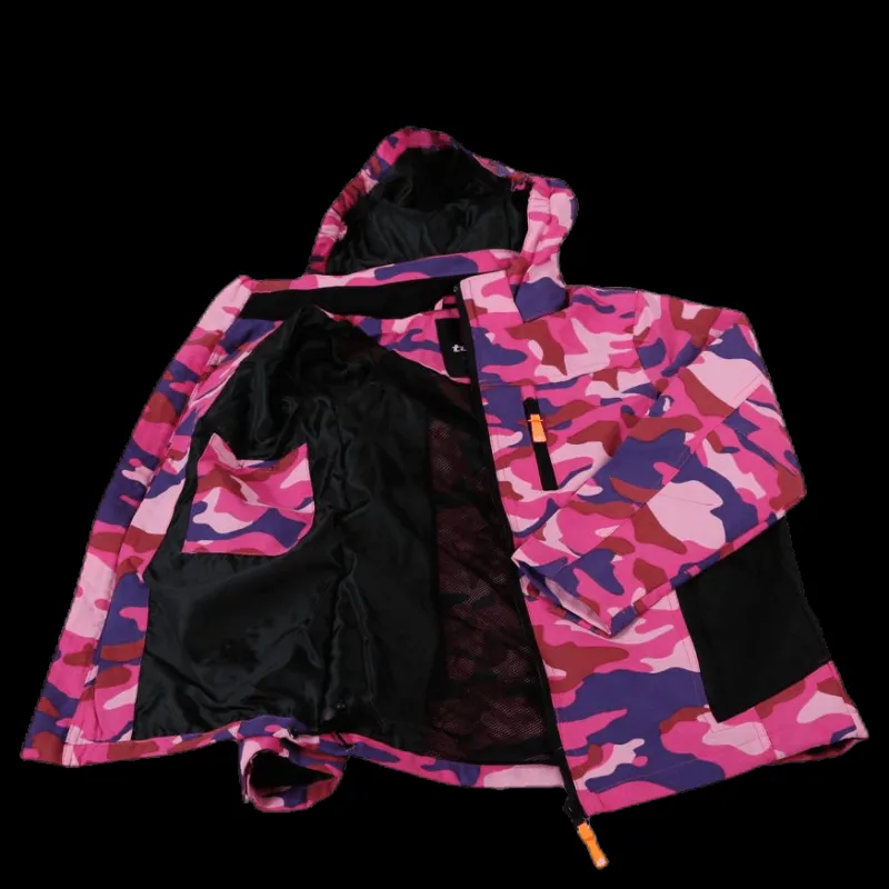 New Tuxer Hunter Jacket Junior Patterned/Pink Mönstrad och Rosa