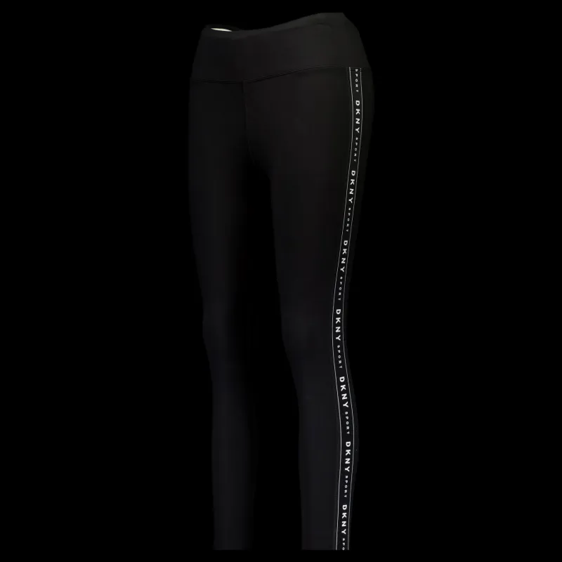 DKNY Sport Hw 7/8 Legging Logo Black/black Svart Discount