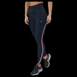 Hot Tommy Hilfiger Sport Hw Tape Legging Blue Blå