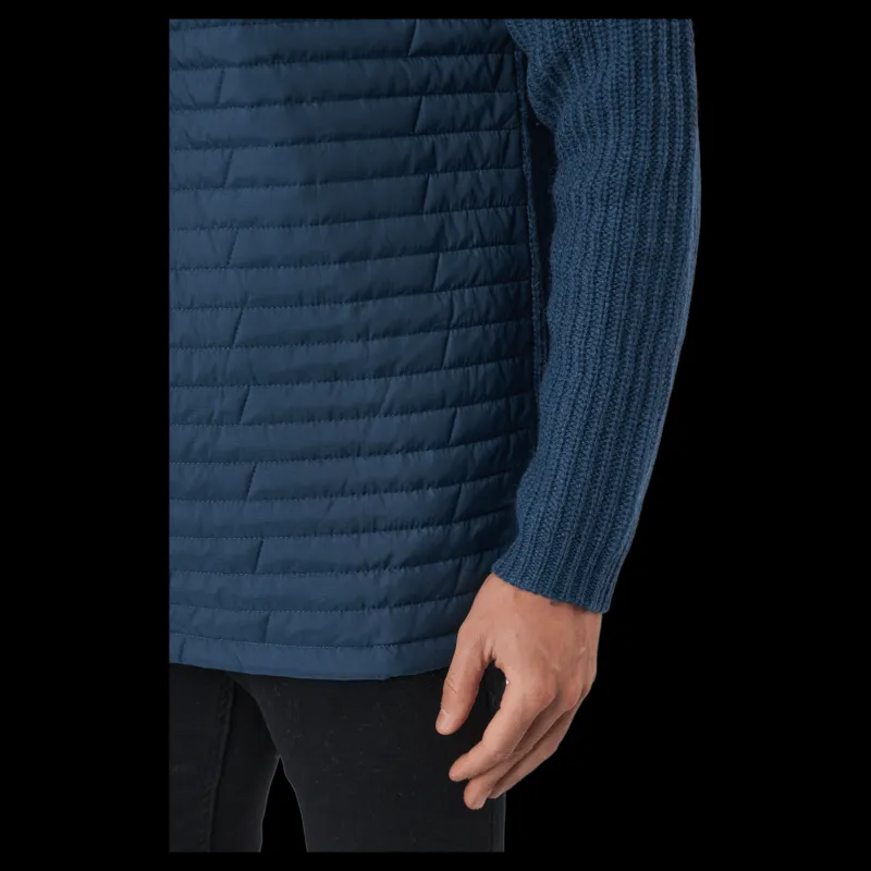 Online Bula Hybrid Halfzip Denim Blå