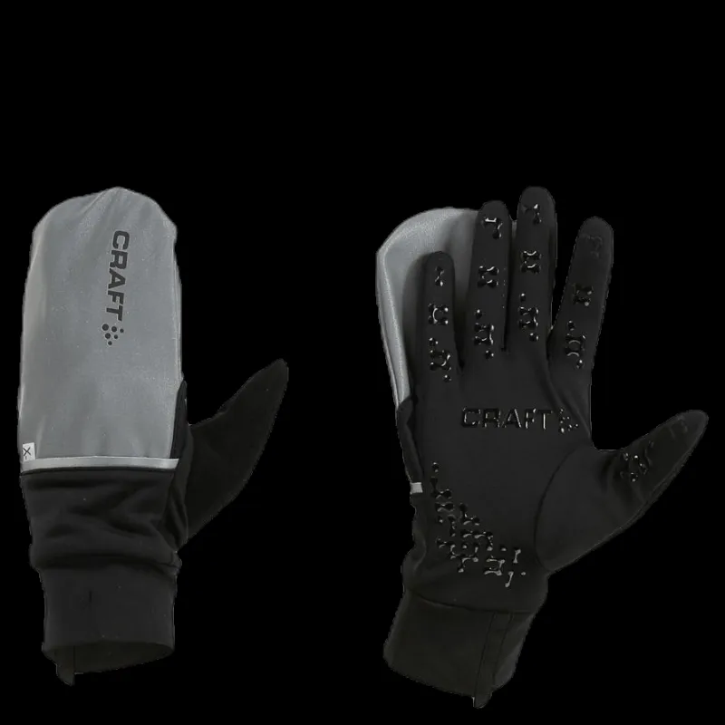 Discount Craft Hybrid Weather Glove Black/Silver Svart och Silver