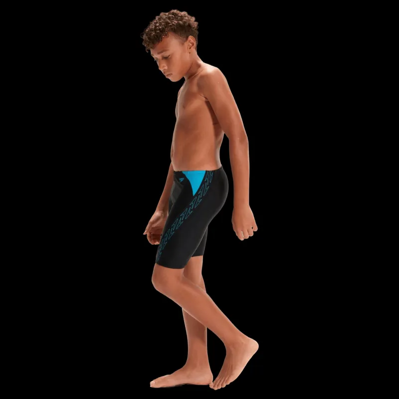 Speedo Hyper Boom Splice Jammer Black/blue Svart