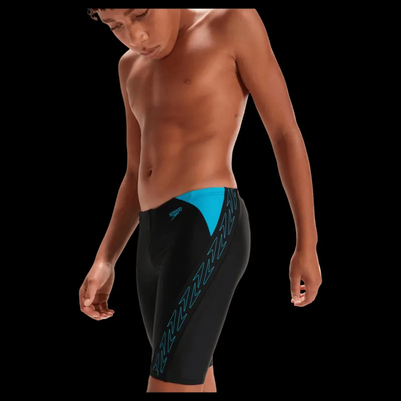 Speedo Hyper Boom Splice Jammer Black/blue Svart