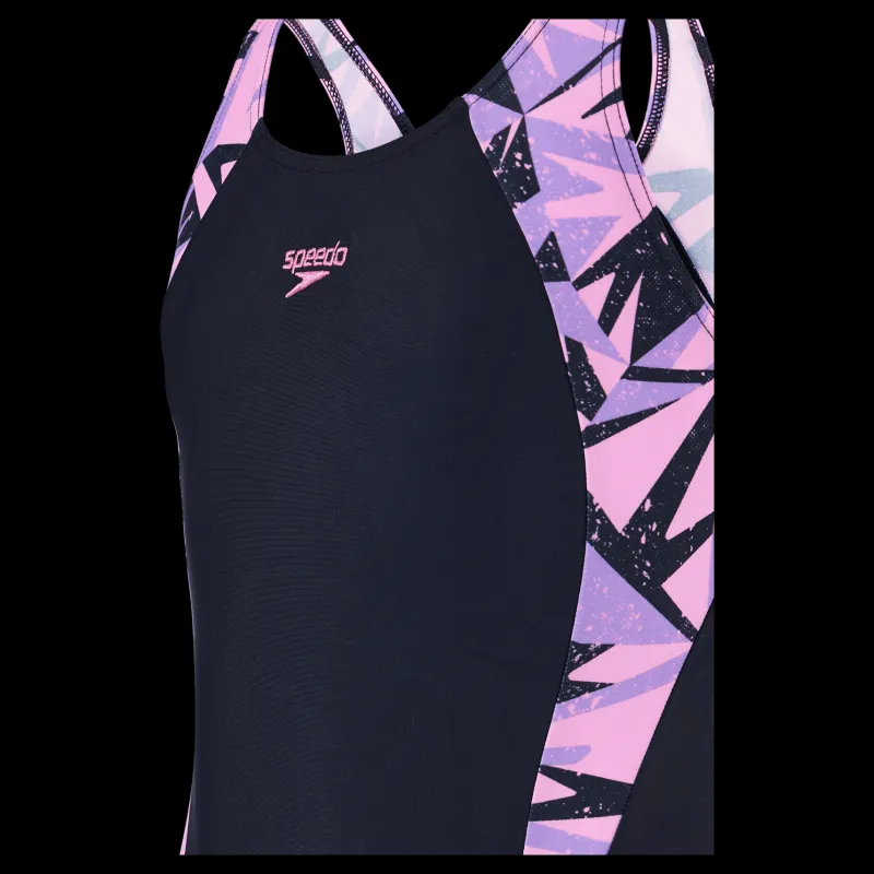 Speedo Hyperboom Splice Muscleback Navy/pink Blå och Rosa Discount