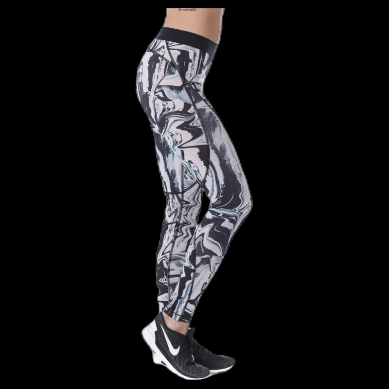 Nike Hypercool Tight Marble Pink Rosa Clearance