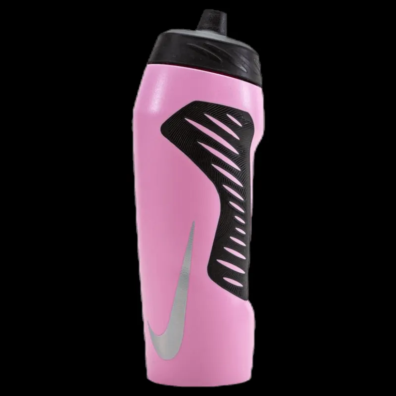 New Nike EQ Hyperfuel Water Bottle 24Oz/700ml Pink/Black Rosa