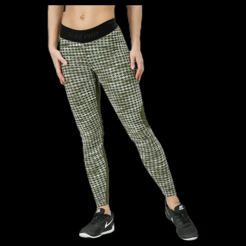 Online Nike Hyperwarm Tight Brushed Green Flerfärgad