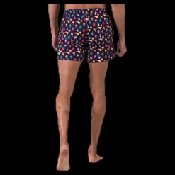 Clearance Happy Socks Ice Cream Swim Shorts Blue Blå