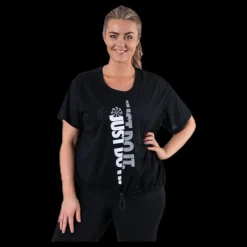 Sale Nike Icon Clash SS Top Plus White/Black Svart