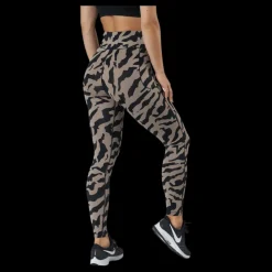 Sale Casall Iconic Printed 7/8 Tights Escape Grey Flerfärgad