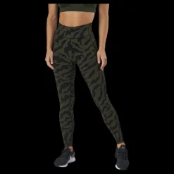 Online Casall Iconic Printed 7/8 Tights Escape Green Flerfärgad