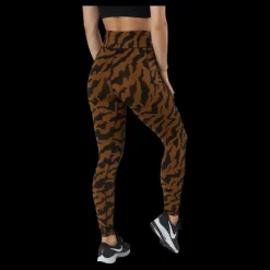 Casall Iconic Printed 7/8 Tights Escape Brown Flerfärgad Outlet