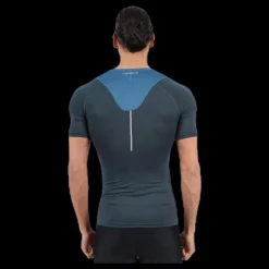 Newline Iconic Vent Stretch Tee M Blue Blå