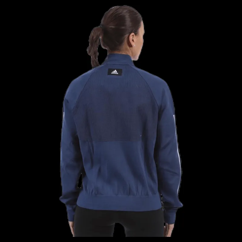 Online adidas ID Knitted Bomber Jacket Blue