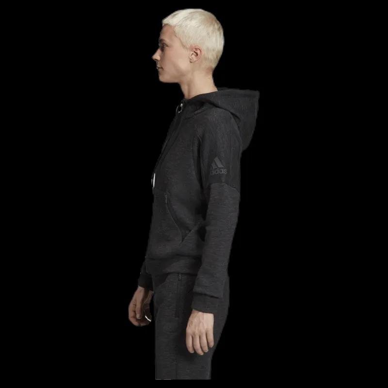 adidas ID Melang Hood Black Svart Clearance