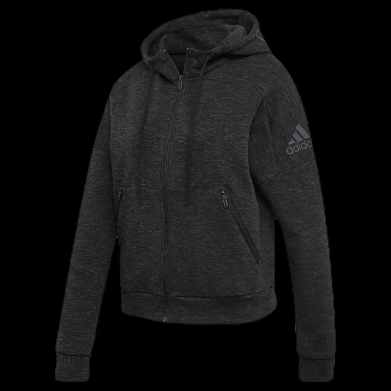adidas ID Melang Hood Black Svart Clearance
