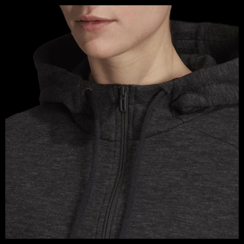 adidas ID Melang Hood Black Svart Clearance